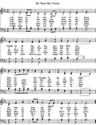 Etymology of Hymns: Be Thou My Vision Sheet Music Printable, Be Thou My Vision, Beautiful Music, Sheet Music, The First, Music