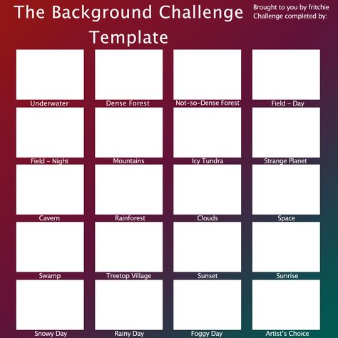 Background Challenge Drawing, Background Drawing Challenge, Background Art Challenge, Comic Help, Abs Art, 30 Day Art Challenge, Art Challenges, Art Games, Background Drawing