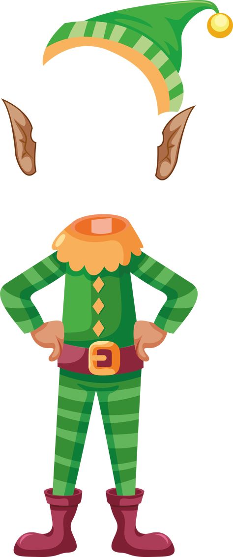 Christmas Face Template, Christmas Faceless Template, Christmas Characters Without Face, Christmas Characters Faceless Template, Elf Christmas Decorations Diy, Faceless Santa Template, Faceless Christmas Elf, Christmas Elf Template, Christmas Cutouts Printable