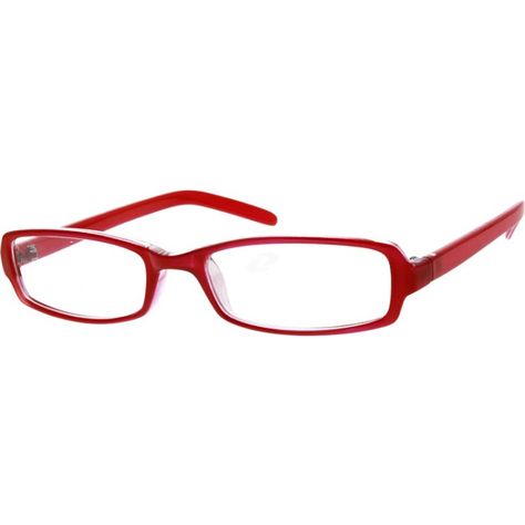 A plastic full-rim frame, with a short lens height....Price - $12.95-XbRnA0Nx Red Rimmed Glasses, Red Y2k Glasses, Red Oval Glasses, Red Glasses Aesthetic, Woman Glasses, Y2k Glasses, Red Items, Red Eyeglasses, Red Rectangle