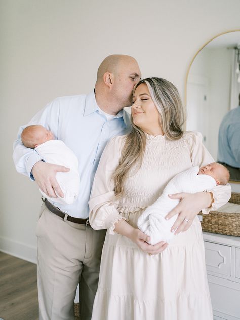 Twins Newborn Photoshoot At Home, Newborn Twin Family Photos, Twin Newborn Lifestyle Photography At Home, Newborn Twin Photography At Home, Twins Lifestyle Photography, In Home Twin Newborn Session, Twin Lifestyle Newborn Photography, Twin Newborn Photography, Newborn Session At Home