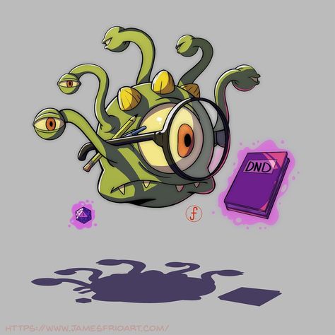 Beholder I made for fun [Art] : DnD Dnd Beholder Art, Beholder Dnd, Dnd Tattoos, Beholder Art, Dnd Character Design, Personal Assistant, Dnd Art, D&d Dungeons And Dragons, Fantasy Monster