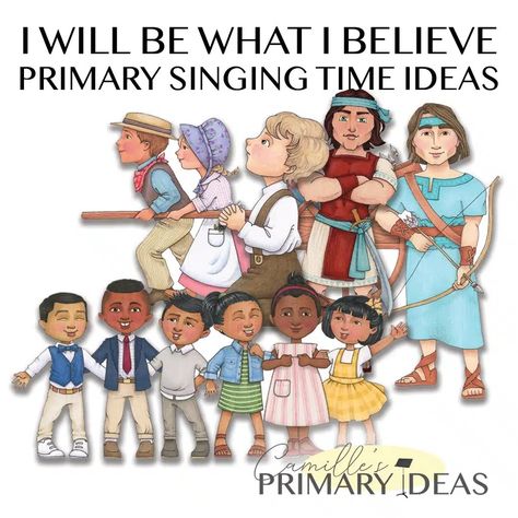 Teach Blake Gillette's I Will Be What I Believe in singing time as we study the Book of Mormon, I Will Be What I Believe singing time ideas I Will Be What I Believe Singing Time, Primary Singing Time Ideas, Singing Time Ideas Primary, Lds Primary Songs, Lds Music, Stripling Warriors, Lds Primary Singing Time, Primary Presidency, Book Of Mormon Stories