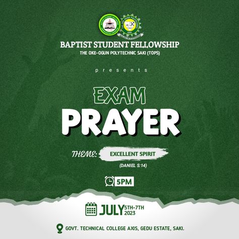 Exam Poster, Prayer Flyer Design, Exam Prayer, Exam Wishes, Student Exam, Creative Poster, Exam Results, Creative Poster Design, Church Design