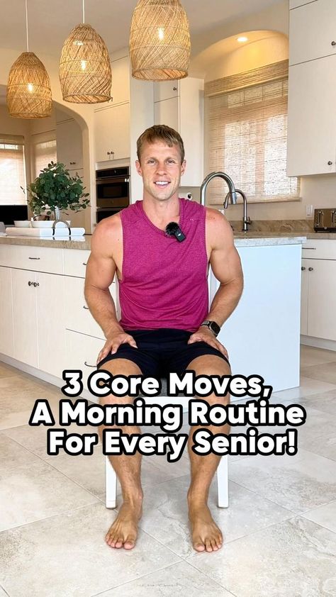 Basic Workout, Chair Exercises, Daily Exercise Routines, Knee Exercises, Abdominal Exercises, Bodyweight Workout Beginner, Beginner Workout, Senior Fitness, Belly Fat Workout