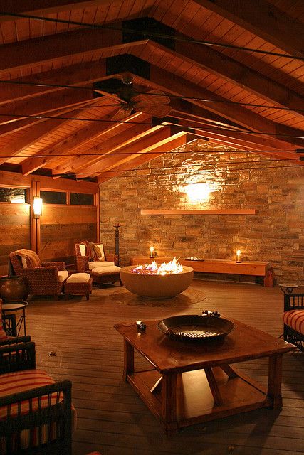 Party Cabin, Indoor Fire Pit, Retreat Center, Spa Decor, Cabin Camping, Sunrooms, Cabin Fever, Slumber Party, Firepit