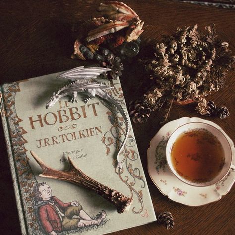 The Hobbit Book, Hobbit Book, Into The West, Tauriel, Tea And Books, The Shire, Jrr Tolkien, Gandalf, A Cup Of Tea