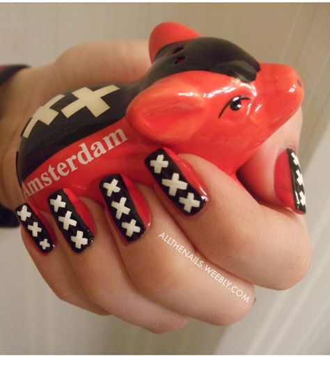 Amsterdam Nails by allthenails.weebly.com Amsterdam Nails, Red Nail Polish, Top Nail, Lazy Sunday, Sunday Afternoon, My Nails, Salt Pepper Shakers, My Eyes, Nail Salon