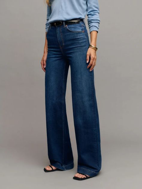 Wide leg jeans