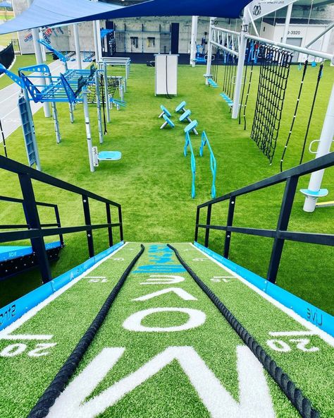 Outdoor Exercise Equipment, Functional Training Gym, Sports Training Facility, Gym Architecture, Outdoor Gym Equipment, Backyard Gym, Fitness Trail, Dream Gym, Gym Design Interior