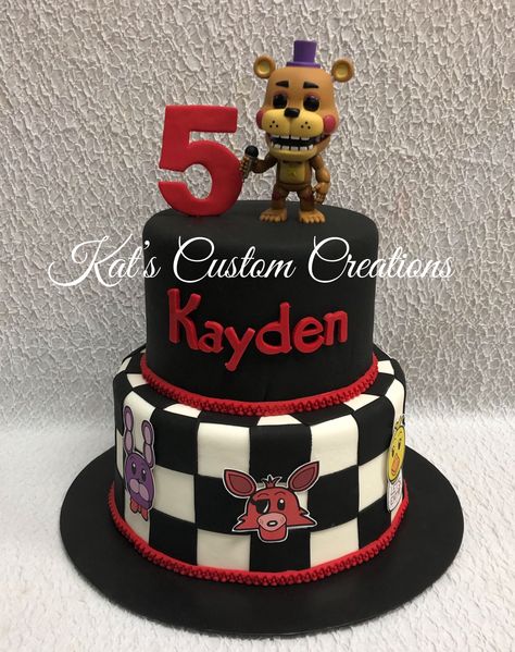 5 Nights Of Freddy Birthday Cake, Five Nights At Freddy's Birthday Cake Ideas, 5 Nights Of Freddy Cake, Five Nights At Freddy's Birthday Ideas Cake, Five Nights At Freddy's Birthday Cake, Fnaf Birthday Cake, Five Nights At Freddy's Cake, Fnaf Cakes, Fnaf Cakes Birthdays