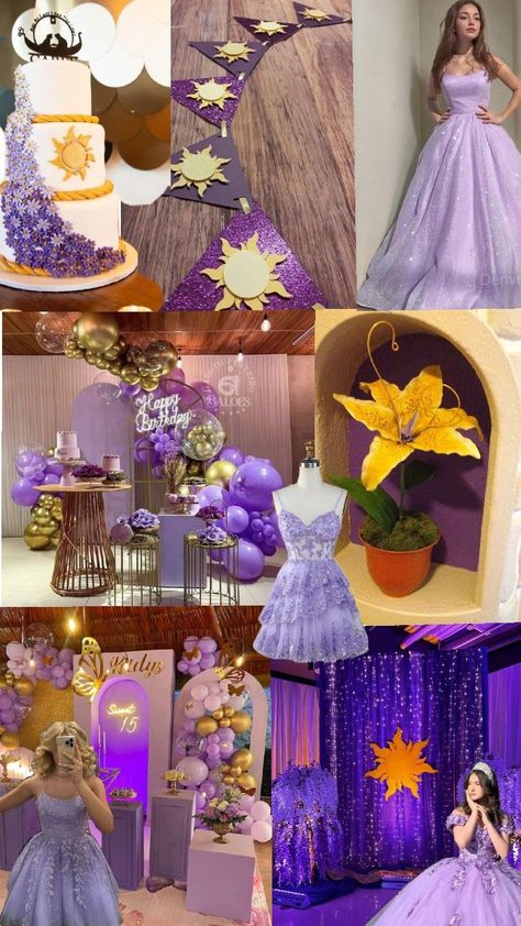 Rapunzel Quinceanera Theme, Rapunzel Wedding Theme, Sweet 16 Party Planning, Debut Theme, Rapunzel Wedding, Tangled Wedding, Sweet 15 Party Ideas Quinceanera, Quince Themes, Sweet 15 Party Ideas