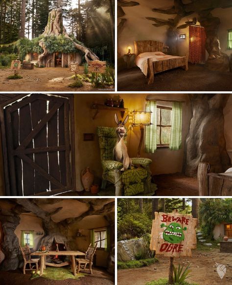 💚FREE stay in Shrek's Swamp😱... - Holidaypirates.com Shrek Bathroom, Shrek House, Shrek Swamp, Shrek Halloween, Swamp Party, Shrek Dreamworks, Shrek Birthday, Shrek Party, Fair Theme