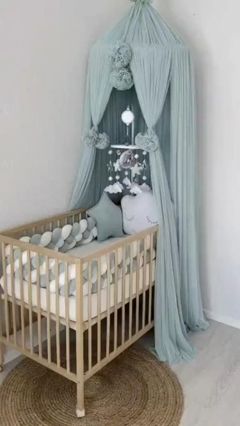 Cot Decoration Ideas, Baby Cot Decoration Ideas, Baby Cradle Decoration Ideas, Baby Cot Ideas, Baby Basinets, Rocking Crib, Room Sleep, Baby Crib Designs, Newborn Baby Bedding