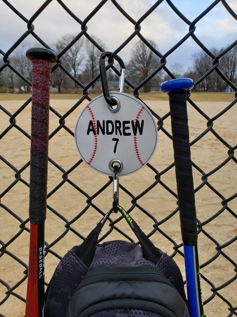 Dugout Mom, Dugout Organization, Softball Dugout, Softball Team Mom, Baseball Treats, Baseball Bag Tags, Baseball Snacks, Softball Bag, Team Mom Baseball