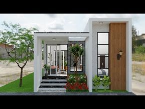 Gak Masalah Lahan Terbatas, Terpenting Rumah Tetap Nyaman - YouTube Small Modern House Plans, Small Bedroom Layout, Triangle House, Duplex House Plans, House Construction Plan, Small House Design Plans, Beautiful House Plans, House Outside Design, Bungalow House Design