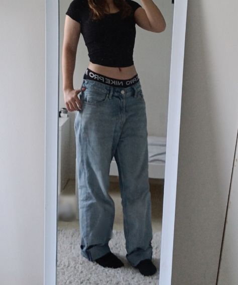 Baggy jeans
Aesthetic jeans
Mirror pic
Nike pro
Nike pro with jeans
Aesthetic outfit
Basic outfit Nike Pros Under Jeans, Nike Pros Under Jeans Outfit, Nike Pro Under Jeans, Jeans Aesthetic Outfit, Nike Pros Outfit, Baggy Jeans Aesthetic, Nike Pro Outfit, Aesthetic Jeans, Jeans Aesthetic