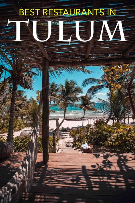 Mexico Travel Itinerary, Tulum Restaurants, Mexico Itinerary, Fiji Travel, Things To Do In Mexico, Tulum Travel, Mexico Travel Guides, Trip To Mexico, Island Life Style