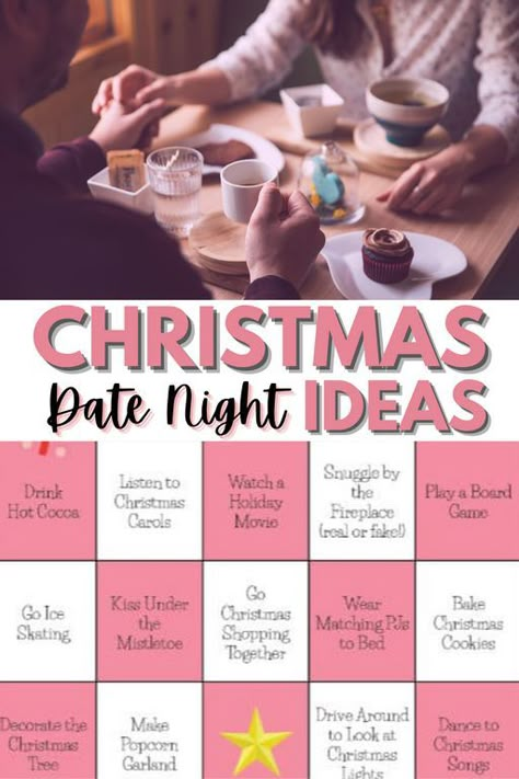 Couples Holiday Activities, Christmas Crafts Couples, Holiday Dates Ideas, Christmas Time Date Ideas, Christmas Ideas Couples, Christmas Dates For Couples, Christmas Couple Date Ideas, Christmas Date Night Ideas, Christmas Couples Ideas