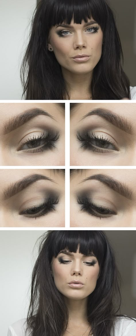 Un makeup à la fois simple et compliqué mais qui fait son effet. Petit plus: les extensions de cils sur les cotés des yeux! Linda Hallberg Makeup, Gold Liner, Trendy Eyeshadow, Linda Hallberg, Nars Blush, Beauty Make-up, Makijaż Smokey Eye, Emo Makeup, Nude Makeup