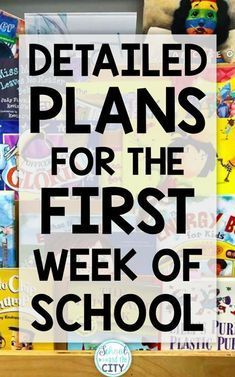 Blog post with detailed plans for the first week of school (3rd grade). Check it out for ideas for activities and books, plus it includes lots of freebies! First Week Of 3rd Grade, First Week Activities, Third Grade Activities, 3rd Grade Activities, First Day Activities, First Week Of School Ideas, Teaching Third Grade, First Week Of School, First Day Of School Activities