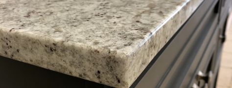 Pencil Edge Quartz Countertop, Pencil Edge Countertop, Granite Countertop Edges, Granite Edges, Ogee Edge, Kitchen Island With Seating, Marble Granite, Quartz Countertops, Home Office Design