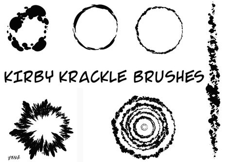 Kirby Krackle Brushes by pascal-verhoef Kirby Krackle, Brush Photoshop, Art Help, Gesture Drawing, Model Drawing, Guided Drawing, Figure Model, New Pins, Kirby