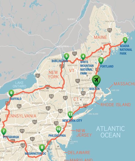 East Coast Road Trip Map, Us Roadtrip Route, East Coast Roadtrip, National Parks East Coast, East Coast National Park Road Trip, East Coast Rv Road Trip, Northeast Us Travel Destinations, East Coast National Parks, North East Road Trip U.s. States