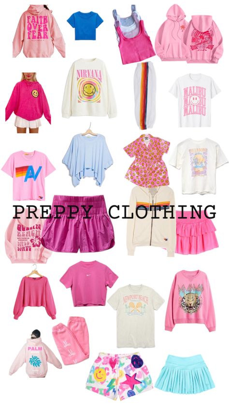 #preppy #clothing #cute #pink #preppyclothing Preppy Clothes Aesthetic, Preppy Outfits Aesthetic, Preppy Girl Outfits, Preppy Shirts, Clothes Preppy, Preppy Aesthetic Outfits, Crochet Baby Poncho, Preppy Inspo, Preppy Fits