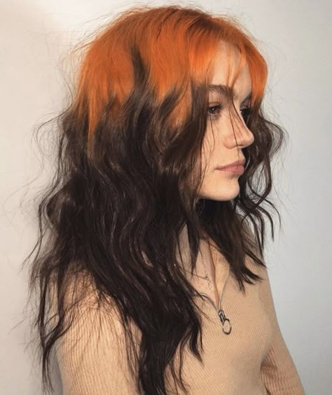 Head Art, Hair Idea, Dye My Hair, Hair Reference, Hair Inspiration Color, Hair Stuff, Orange Hair, Hair Inspo Color, Hair Game