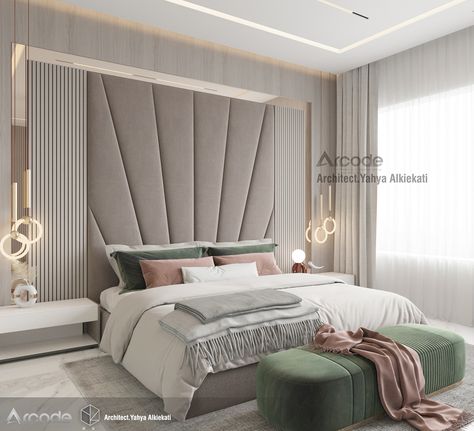 Bed Back Design, Bedroom Color Combination, Bedroom Interior Design Luxury, Modern Bedroom Interior, Luxury Bedroom Master, Bedroom Bed Design, Bed Furniture Design, Bedroom Furniture Design, Modern Bedroom Design