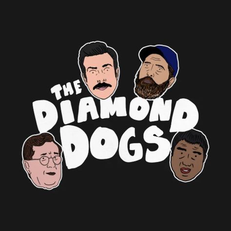 Ted Lasso Diamond Dogs, Be A Goldfish, Afc Richmond, Diamond Dogs, Ted Lasso, Football Is Life, Gold Fish, Dog Tshirt, Goldfish