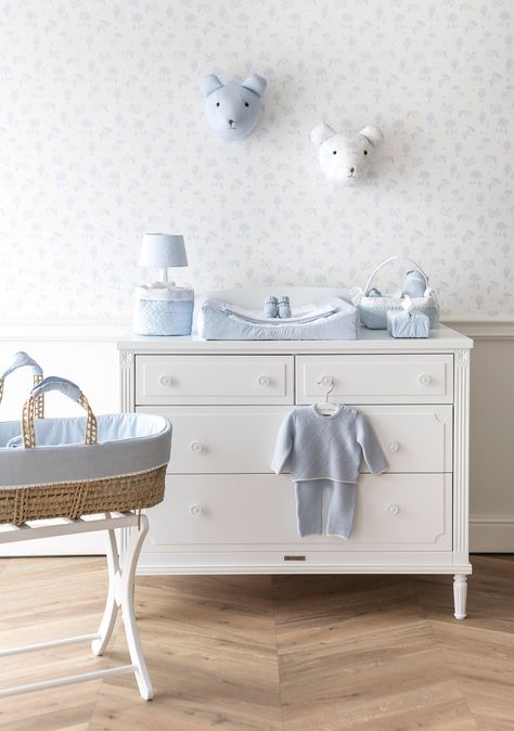 Light Blue Nursery, Blue Nursery Boy, Baby Boy Bedroom, Baby Room Neutral, Baby Boy Room Decor, Nursery Room Design, Baby Boy Room Nursery, Baby Room Inspiration, Nursery Room Boy