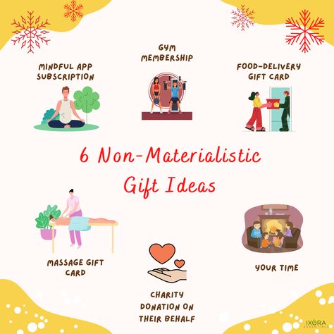 Still looking for gift ideas? Have you considered giving a non-materialistic gift this year? Check out this helpful gift guide. They are perfect for your environmentally conscious friend as well. 🎁🎄 #ecogifts #sustainablegift #ecogift #greengifts #zerowastegift #sustainablegiftideas #plasticfreegifts #sustainblechristmas #sustainablegifting #shopsmallthisyear #plasticfreehome #zerowastechristmas #zerowastegifts #sustainablegifts #ecochristmas #plasticfreechristmas #ixoraessentials Zero Waste Christmas, Eco Christmas, Zero Waste Gifts, Eco Gifts, Subscription Gifts, Gym Membership, Sustainable Gifts, Donate To Charity, Environmentally Conscious