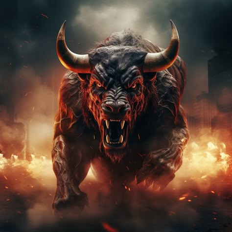 BULLS-MONSTER 1 Taurus Monster, Bull Art Drawing, Bull Monster, Bull Wallpaper, Ox Tattoo, Taurus Bull Tattoos, Bull Animal, Pbr Bull Riding, Bull Pictures