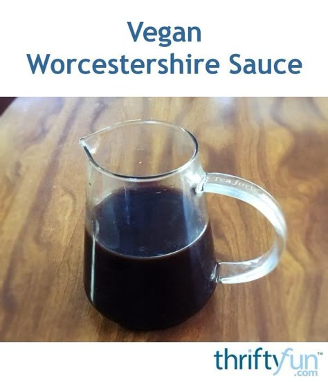 Worchester Sauce, Worcestershire Sauce Substitute, Gluten Free Worcestershire Sauce, Worcestershire Sauce Recipes, Vegan Worcestershire Sauce, Vegan Dressing, Vegan Substitutes, Vegan Thanksgiving Recipes, Vegan Sauces