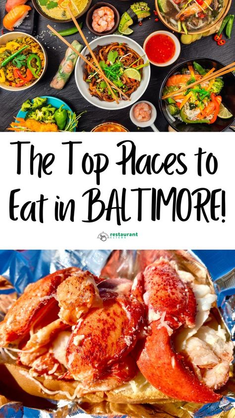 Love trying new and interesting cuisines? Then, here is the perfect place for you to explore! Best known as "Charm City", Baltimore is a foodie paradise, with hundreds of options for every type of meal from pizza to burgers, upscale dining, food trucks, and authentic cultural cuisine from around the world. Read more to discover the top restaurants located in Baltimore! Best Restaurants In Baltimore Maryland, Baltimore Maryland Food, Restaurant Marketing Ideas, Baltimore Food, Baltimore Restaurants, Korean Kitchen, Secret Menu Items, Food Types, Charm City