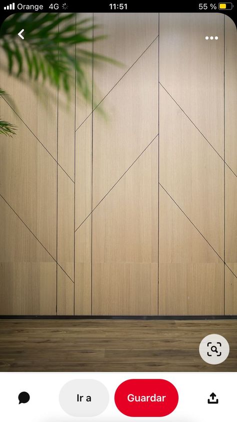 Interior Cladding Wall Design, Laminate Wall Panelling Design, Laminate Panelling On Wall, Wardrobe Groove Design, Veneer Wall Panelling Design, Laminate Wall Panels, Wood Feature Wall, Wardrobe Design Modern, Laminate Wall