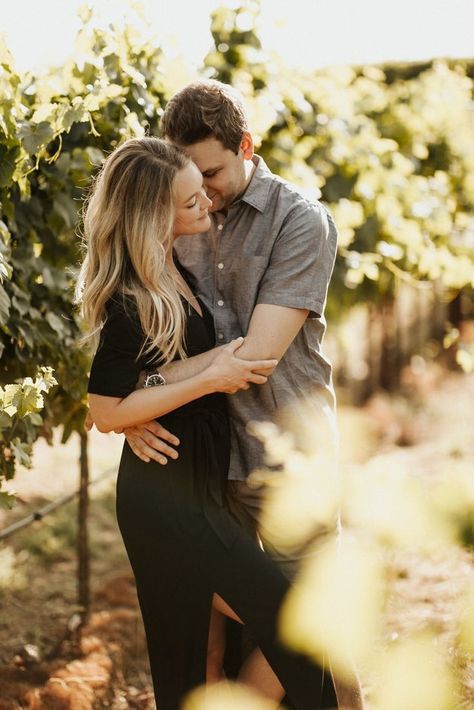 Couples photos at a winery | Macrostie Vineyard and Winery | Russian River Valley | Wine Country | Alexander Valley | Healdsburg | California | adventurous couples photoshoot | engagement session | Minneapolis wedding and elopement destination photographer | Ester Knowlen Photography | Wedding Winery Vineyard, Vineyard Vines Outfits, Vineyard Engagement Photos, Vineyard Wedding Decor, Vineyard Outfit, Vineyard Wedding Dress, Vineyard Photography, Healdsburg California, Shooting Couple