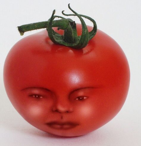 Tomato Face, Face Pictures, Healing Food, Fresh Fruits And Vegetables, Mystical Creatures, Funny Babies, Fresh Fruit, Router, Cute Pictures