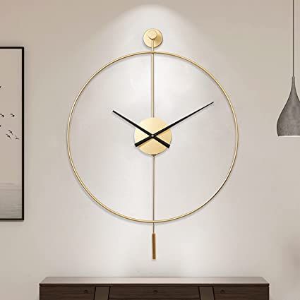 Wall Clock With Pendulum, Large Wall Clock Decor, Giant Wall Clock, Kitchen Shapes, Big Wall Clocks, Decorative Wall Clock, Pendulum Wall Clock, Kitchen Wall Clocks, Large Clock