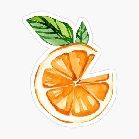 Orange Stickers Aesthetic, Orange Stickers Aesthetic Printable, Cute Fruit Stickers, Ceramic Drawing, Billboard Ideas, Orange Stickers, Mood Board Layout, Citrus Slice, Snap Stickers