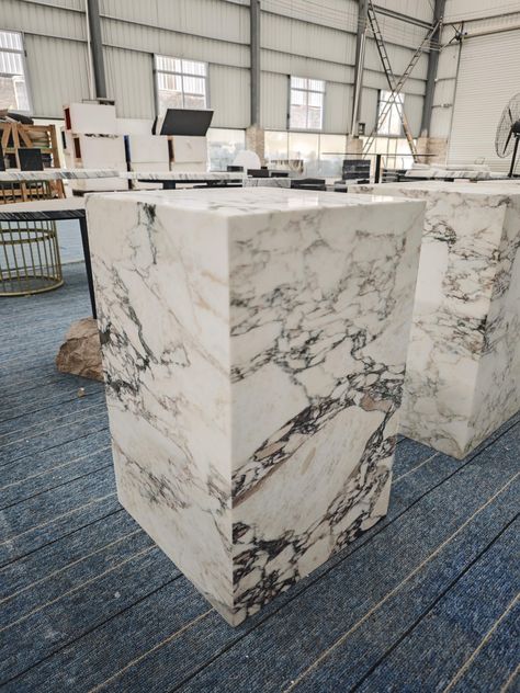 Calacatta Viola Marble Plinth,  Elegant Italian Stone Pedestal for Modern Decor, High-End Display Stand, Luxury Home Accent, Marble Stand Stone Pedestal, Marble Plinth, Marble Stand, Calacatta Viola Marble, Italian Stone, Viola Marble, Marble Tables, Calacatta Viola, Marble Bust