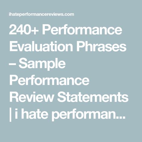 Staff Performance Evaluation, Employee Performance Evaluations, Evaluations For Employees, Self Appraisal Sample, Nurse Performance Evaluation, Writing Performance Evaluations, Job Performance Evaluation, Performance Evaluation For Nurses, Writing Employee Evaluations