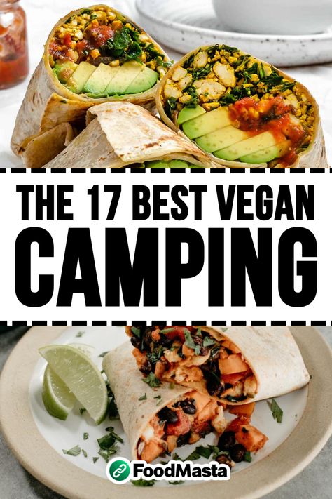 Vegan Camping Meals, Picnic Meals, Vegan Camping Food, Vegetarian Camping, Campfire Meals, Camping Food Ideas, Camping Menu, One Pot Vegetarian, Vegan Enchiladas