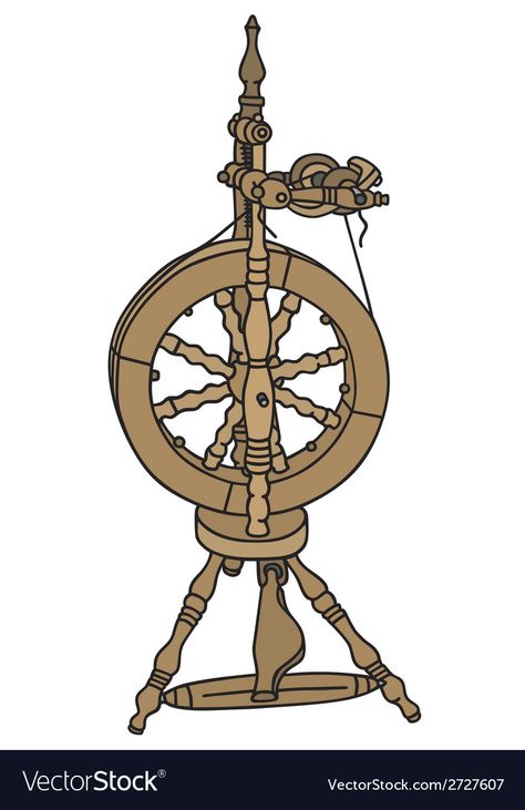 Spinning Wheel, Hand Drawing, Transparent Png, Png Images, Spinning, Adobe Illustrator, Art Nouveau, Vector Images, Vector Free