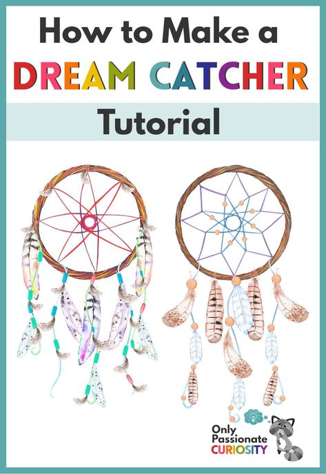 If you're studying Native American cultures in your homeschool, try making a dream catcher as part of your study! This tutorial will give you the information you need to learn how to make a dream catcher. And it's not as hard as you might think! Native American Diy Crafts, Native Crafts For Adults, Dream Catchers How To Make A, How To Make A Dream Catcher Step By Step, Dream Catcher Diy Easy How To Make, How To Make A Dream Catcher, Native American Diy, Dream Catcher Patterns Step By Step, Make A Dream Catcher