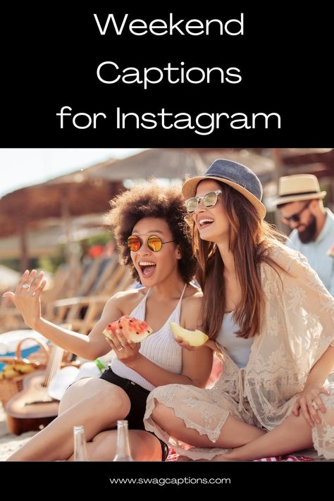 Experience the joy of the weekend with these delightful captions for your Instagram posts. Weekends are a time to relax, unwind, and create beautiful memories. Whether you're enjoying a cozy brunch, embarking on an adventure, or simply indulging in some well-deserved rest, these weekend captions will perfectly complement your pictures. #WeekendVibes #WeekendAdventures #LazyDays #SundayFunday #SaturdayMood #WeekendBliss #WeekendMemories #ChillMode #WeekendEscape #WeekendGoals #RelaxandUnwind Cozy Pictures, Trendy Summer Fashion, Enjoy Weekend, Cozy Brunch, Weekend Is Coming, Perfect Captions, Hello Weekend, Quotes For Instagram, Weekend Escape