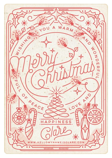 Christmas Graphic Design, Christmas Typography, Christmas Doodles, Holiday Design Card, Christmas Fonts, Christmas Graphics, Xmas Card, Christmas Poster, Holiday Postcards