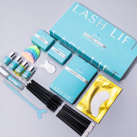 High-Quality Ingredients & Professional Results: AYASAL lash lift kits are made with high-quality, non-toxic ingredients that are safe and gentle on the lashes. Our eyelash perm kit is designed to provide professional-quality results, giving you the look of extensions without the hassle or cost. Lash Lift Kit, Eyelash Perm Kit, Lash Perm, Eyelash Perm, Eyelash Lift, Curl Lashes, Long Lasting Curls, Lash Serum, Curling Eyelashes